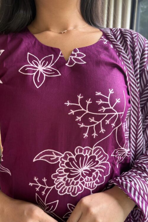 KURTHI PLAZZO SET WITH DUPATTA